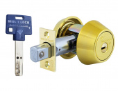 Замок дед-болт Mul-t-lock Hercular MT Interactive+ ключ-вертушка