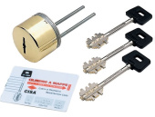 Врезная броненакладка Cisa 02.716.51.1 под сувальдный замок