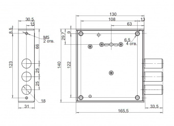Замок врезной Барьер-Премьер 63 левый фото в интернет-магазине ДорогиеЗамки.рф