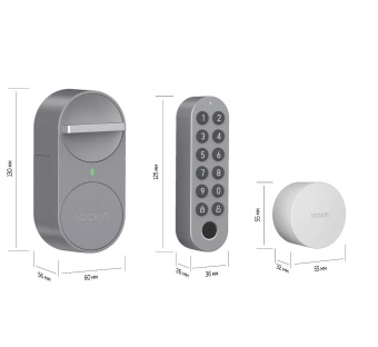 Электронный замок Lockin G30 3in1 (EU version) фото в интернет-магазине ДорогиеЗамки.рф