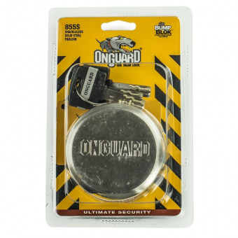 Навесной замок OnGuard 855S фото в интернет-магазине ДорогиеЗамки.рф