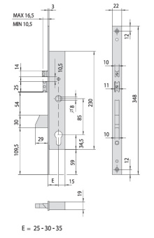 Замок врезной электромеханический CISA 16.215.35.0 фото в интернет-магазине ДорогиеЗамки.рф
