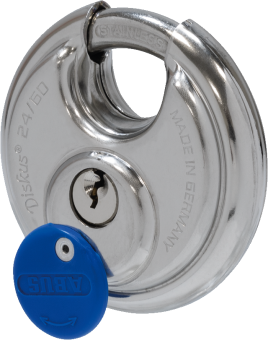 Навесной замок ABUS 24IB/60 фото в интернет-магазине ДорогиеЗамки.рф