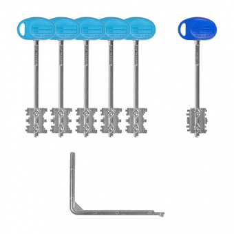 Комплект ключей для перекодировки Mottura 91.399/Z5 56 (60мм) фото в интернет-магазине ДорогиеЗамки.рф