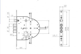 Замок врезной Mul-t-lock 602 фото в интернет-магазине ДорогиеЗамки.рф