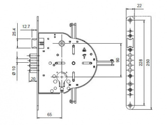 Замок врезной Mul-t-lock 265 фото в интернет-магазине ДорогиеЗамки.рф
